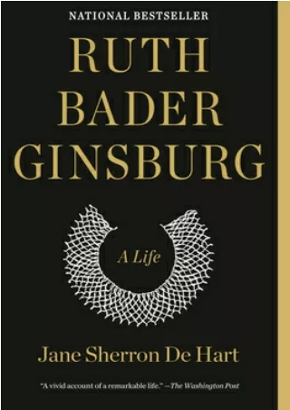 Read EPUB Ruth Bader Ginsburg: A Life For Kindle