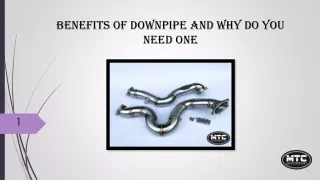 benefits of downpipe and why do you need one