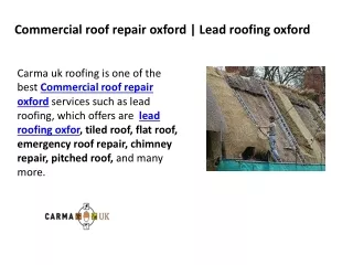 Emergency roof repair oxford | Roofing specialist in oxford