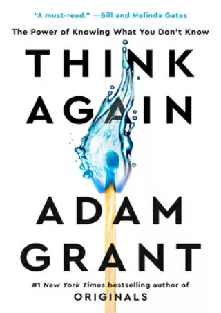 eBooks online Think Again: The Power of Knowing What You Don't Know For Kindle