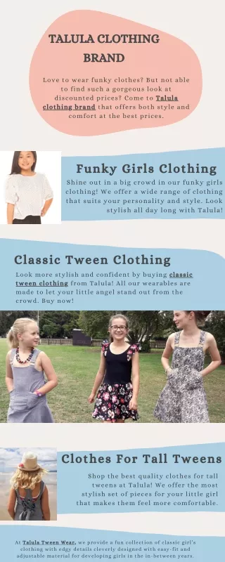 Talula Clothing Brand
