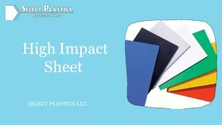 High Impact Sheet | Select Plastics LLC.