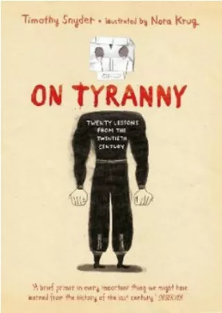 Read online On Tyranny Graphic Edition: Twenty Lessons from the Twentieth Century E-books online