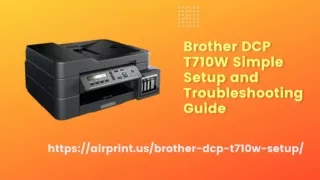 [Solved] Brother DCP T710W Simple Setup and Troubleshooting Guide - Airprint.us