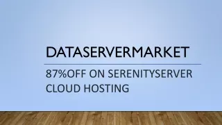 SerenityServer Cloud Hosting