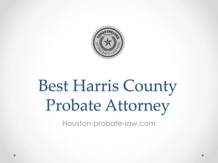 best harris county probate attorney