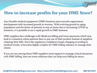 how to increase profits for your dme store
