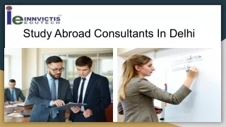 Study Abroad Consultants In Delhi