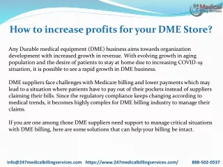 how to increase profits for your dme store