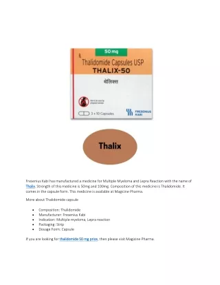 fresenius kabi has manufactured a medicine
