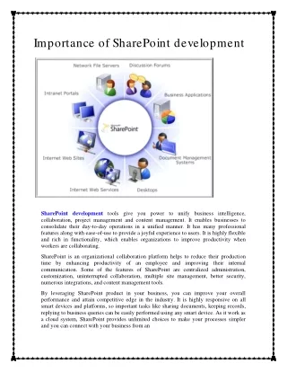 importance of sharepoint development