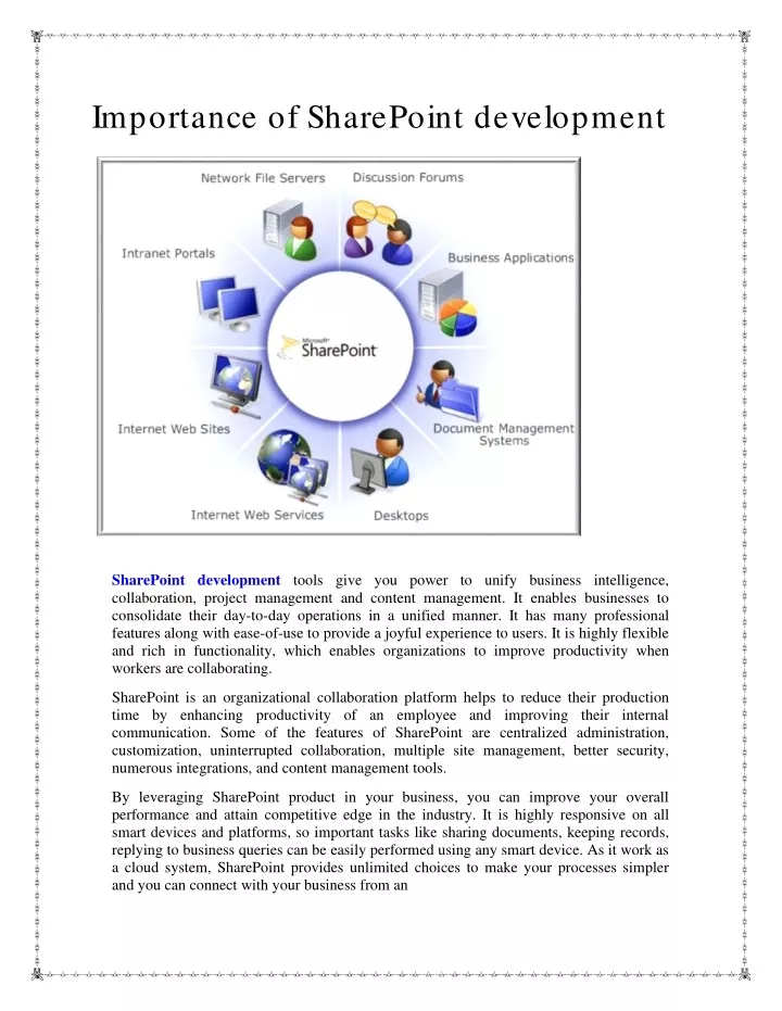 importance of sharepoint development