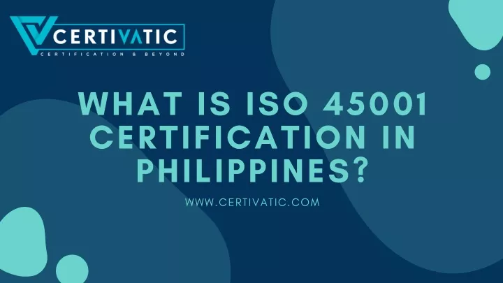 what is iso 45001 certification in philippines