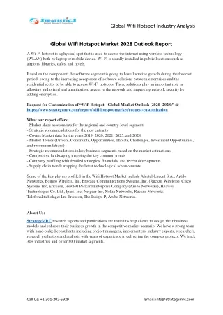 global wifi hotspot industry analysis