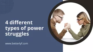 4 different types of power struggles