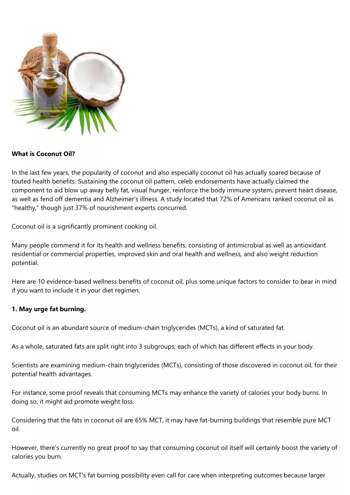 what is coconut oil