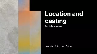 location and casting