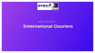 international DTDC