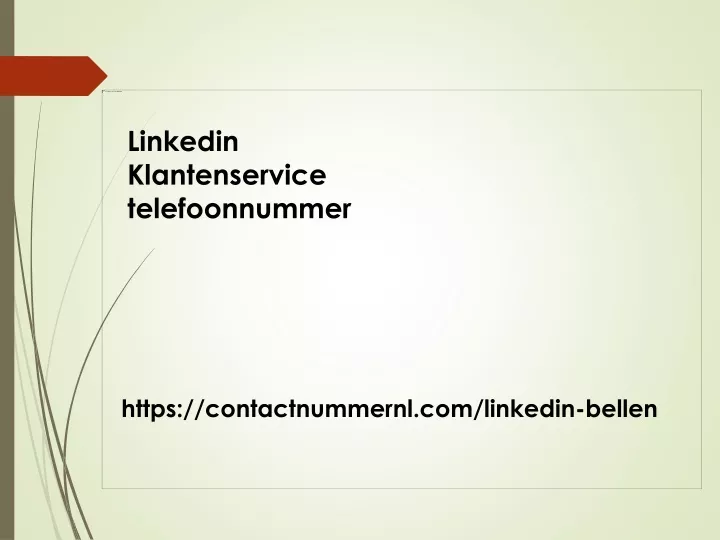 linkedin klantenservice telefoonnummer