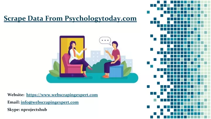 scrape data from psychologytoday com