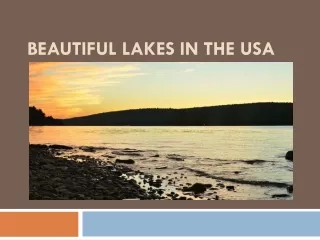 beautiful lakes in the usa