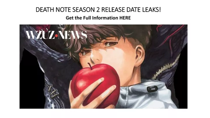 death note season 2 release date leaks