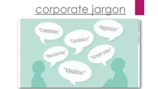 corporate jargon