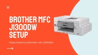 Easy Setup Guide for Brother MFC J1300DW [Fix Now] - airprint.us