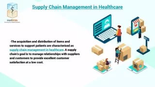 supply chain management in healthcare