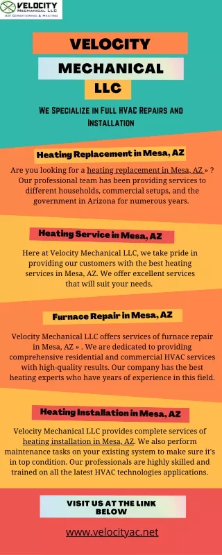 Heating Repair in Mesa, AZ