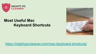 Most Useful Mac  Keyboard Shortcuts