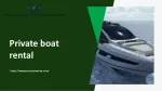 Get a professional captain for Private boat rental services - slide 1