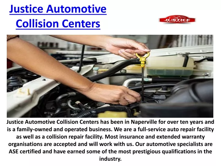 justice automotive collision centers