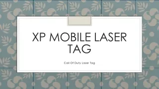xp mobile laser tag