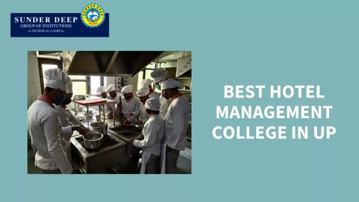 best hotel management college in up