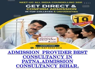 Admission Provider Medical Consultancy patna PPT