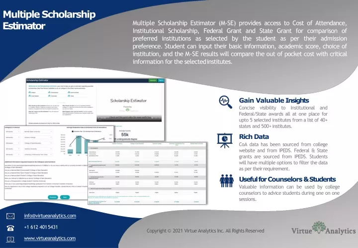 multiple scholarship estimator