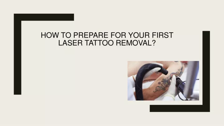 how to prepare for your first laser tattoo removal