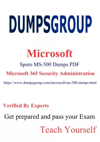Get MS-700 Dumps with Free Demo Q&A | Dumpsgroup