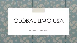 global limo usa