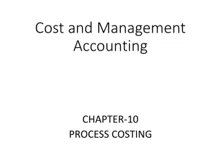 Process Costing