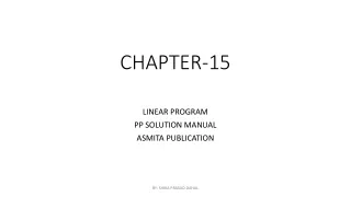 Lpp pp solution