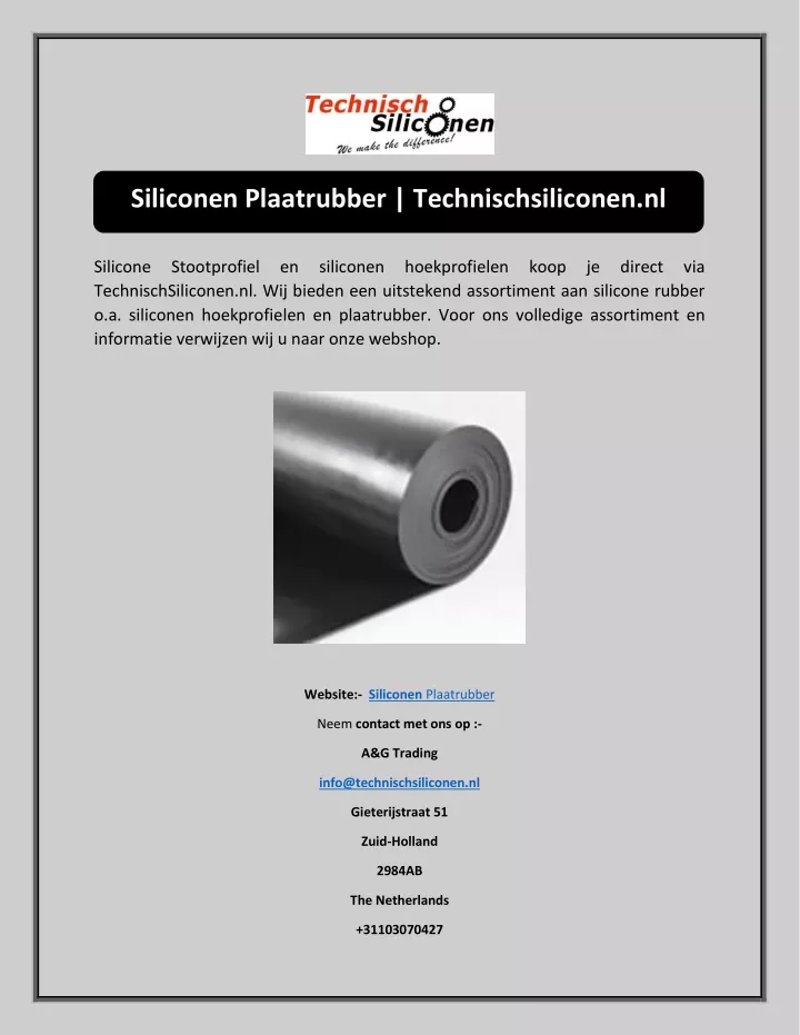 siliconen plaatrubber technischsiliconen nl