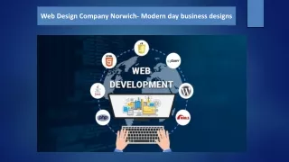 Web Design Company Norwich- Modern day business designs