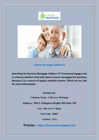 reverse mortgage addison il