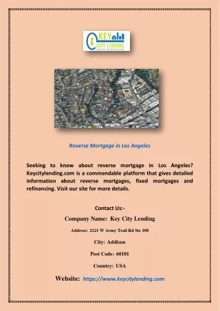 reverse mortgage in los angeles