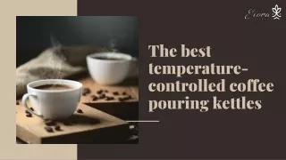 The best temperature-controlled coffee pouring kettles