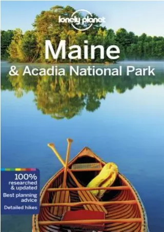 [Full] best books Lonely Planet Maine  Acadia National Park