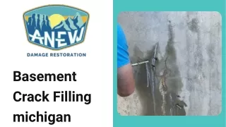 Basement Crack Filling Services in Michigan