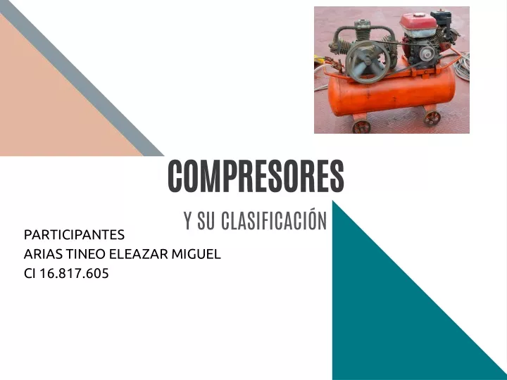 compresores y su clasificaci n